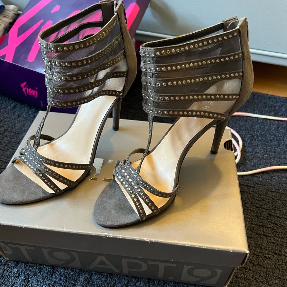 Grey heels